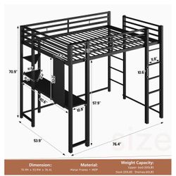 Full Size loft bedframe 