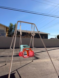 Toddler Baby Swing Set with Stand