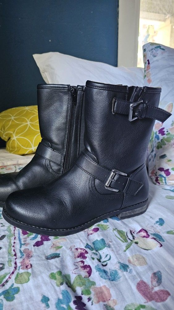 Lane Bryan Combat Black Boots