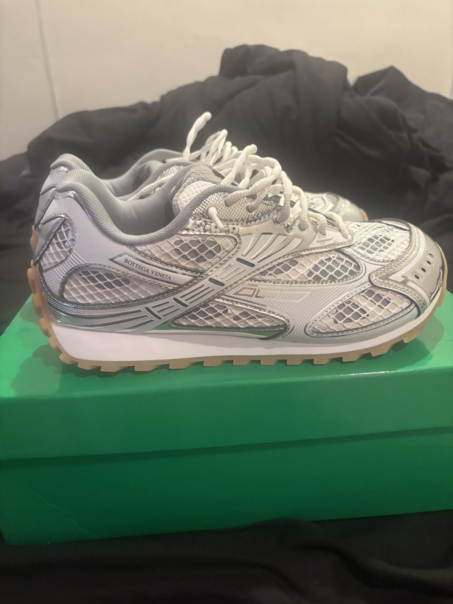 Silver Bottega Veneta size 11