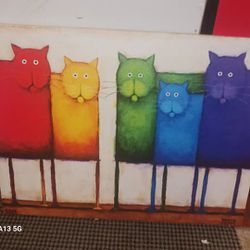 Very Nice Cat Painting 