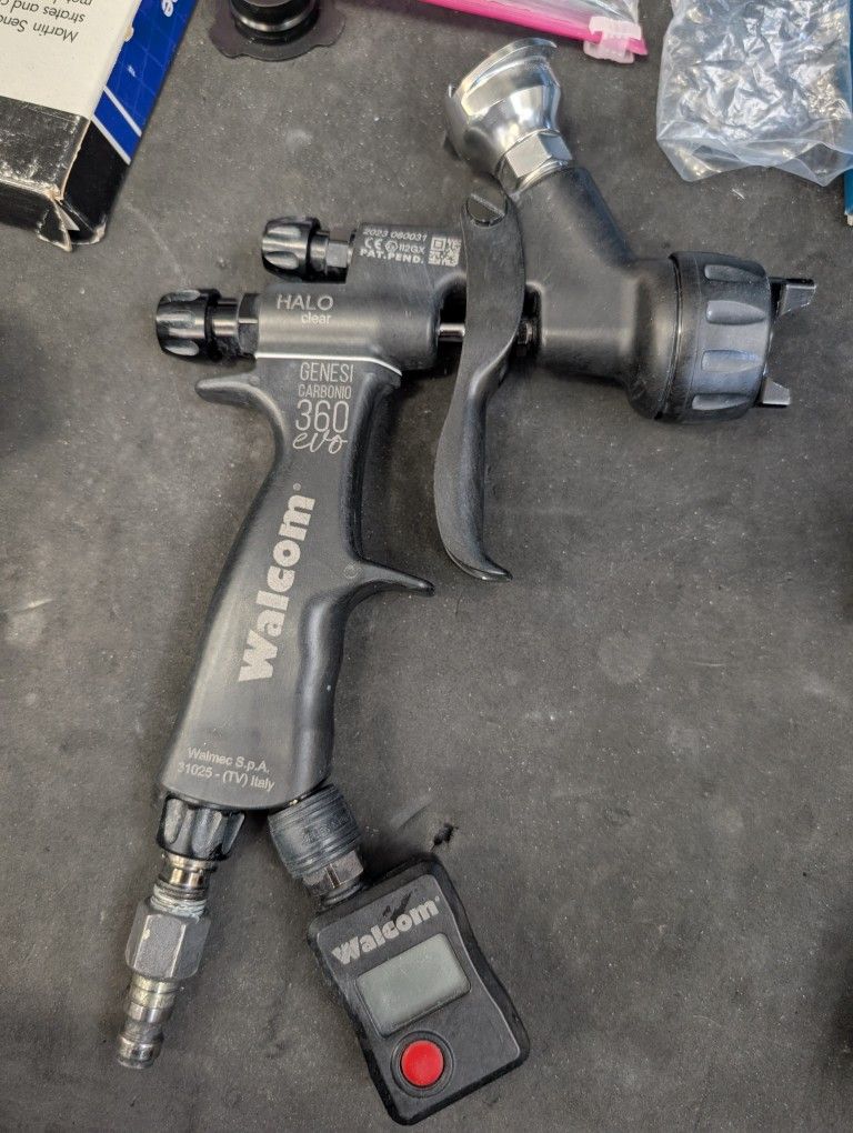 walcom digital spray gun
