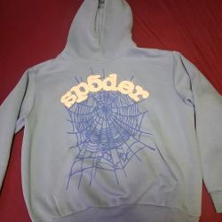 Spider Blue Hoodie