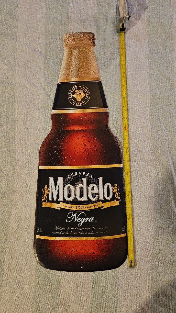 Modelo Bottle Tin Sign $20 Firm On Price