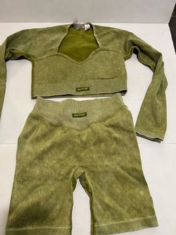 Boo+Tee Work Out 2 Piece Set Size M