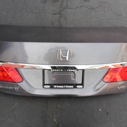 2012-2017 Honda Accord Sedan Complete Trunk Deck With Lights And Camera Accessories OEM. 