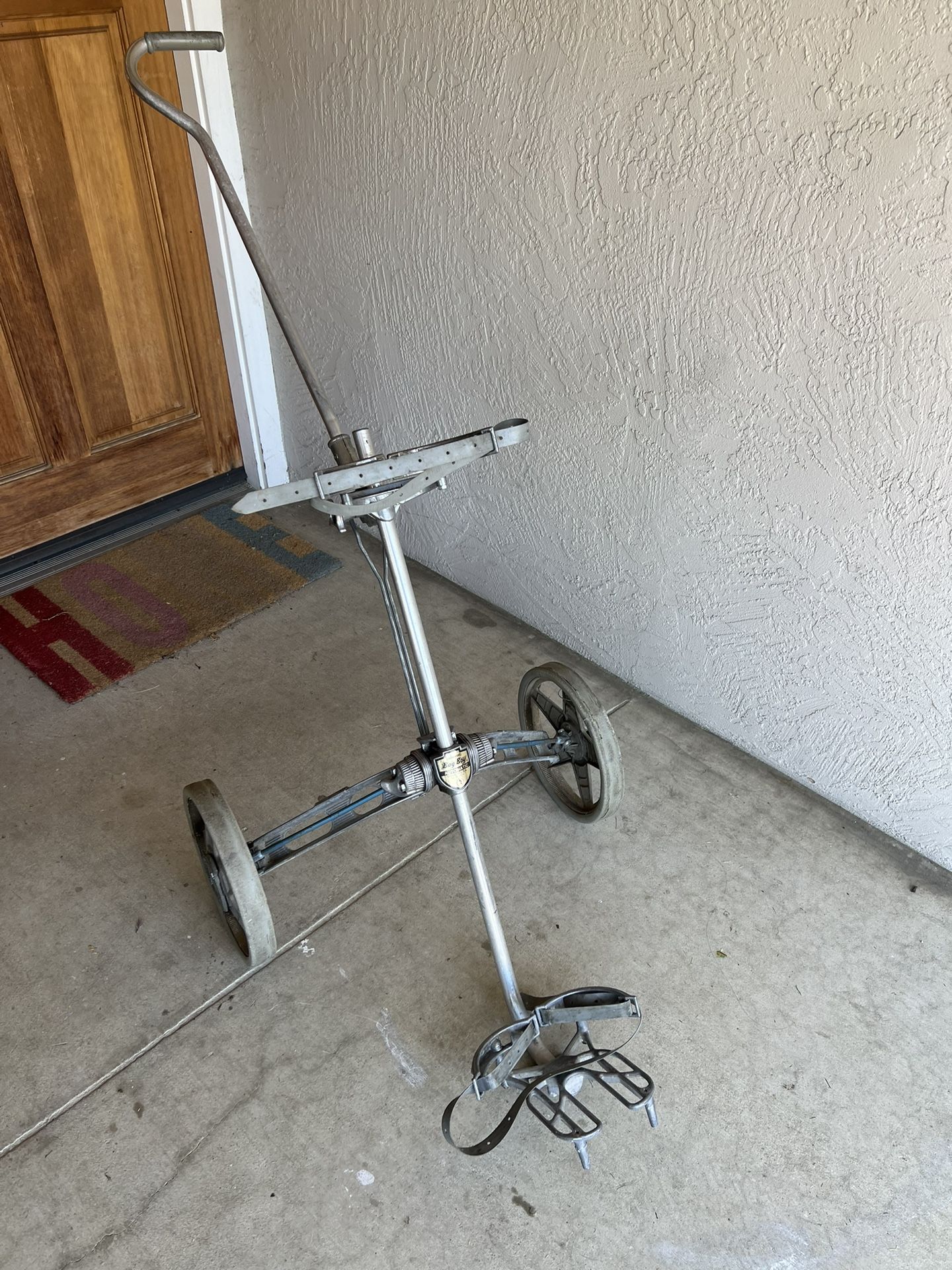 Vintage Browning Bag Boy Automatic Golf Collapsible Pull Push Cart for Sale in Castro Valley CA OfferUp