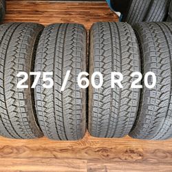 275 / 60 R 20 (4) TIRES BRIDGESTONE 
