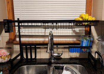 Over the sink dish rack