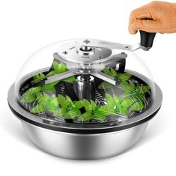 MELONFARM 13 inch Leaf Bowl Trimmer, Bowl Trimmer with Switchable Stainless Steel Blades & Clear Visibility Dome, Hand Twist Spin Cutting Bud Trimmer 