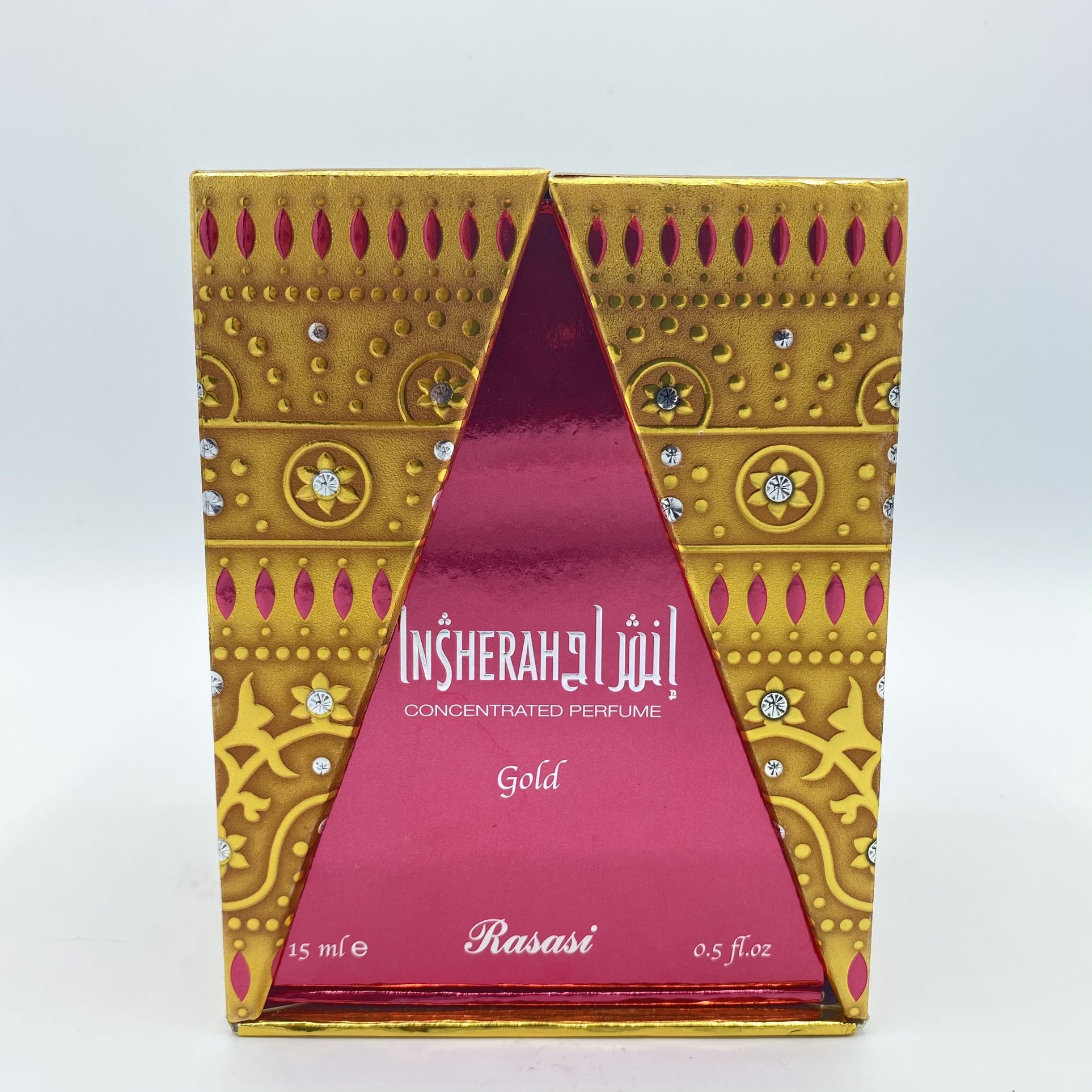 Insherah Gold by Rasasi Woody Citrus Musky Powderry Floral 15ml Perfume Oil