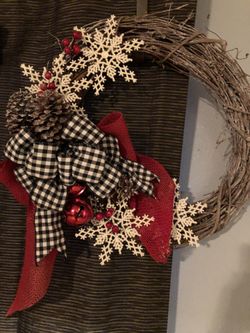 Christmas Wreath $20 Price is Firm. Location Fm 78/Walzem