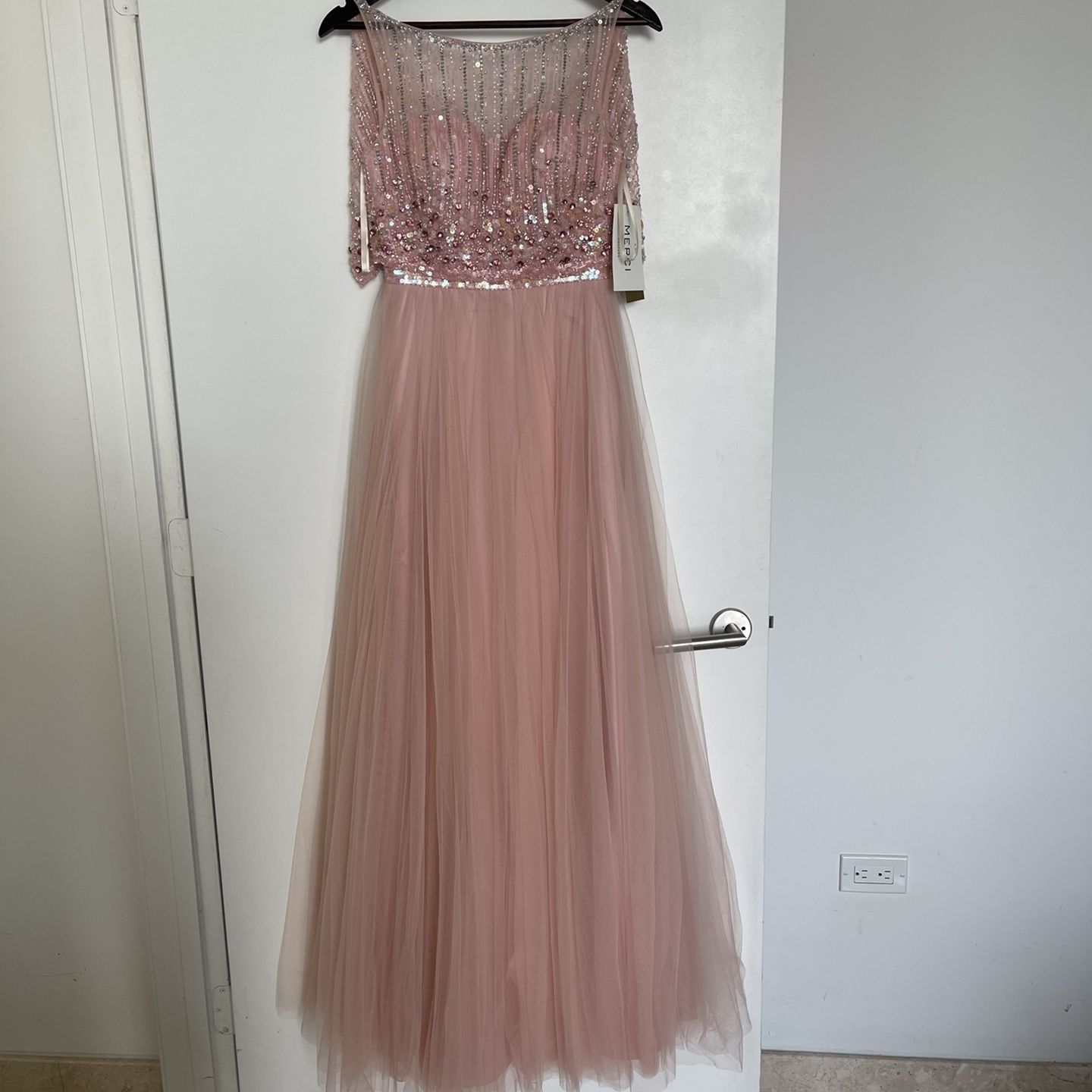 Pink Gown Long Dress (NEW NEVER USED)