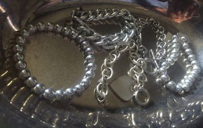 Sterling silver bracelets