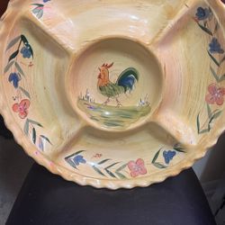 Rooster Party Dish 