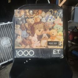 E.T Vintage Jig Saw Puzzle 1000 Piece Make Offer Look Out For My Hidden Price For All ET Must Go!!!