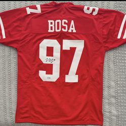 Nick Bosa Signed San Francisco 49ers Custom Pro Style Jersey Beckett