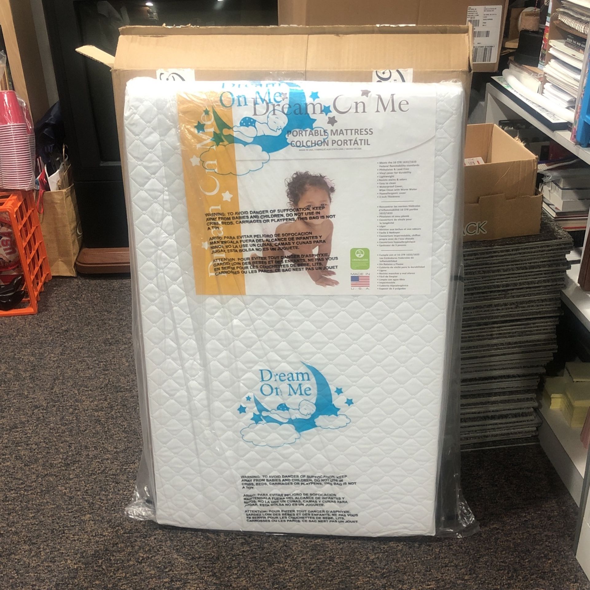 Dream On Me Portable Mattress