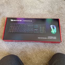 Unopened Chimera KM7 RGBGaming Mouse And keyboard Set