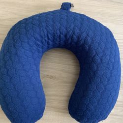 Neck Pillow - Ergo Pillow - Blue Neck Pillow - Soft Neck Pillow 