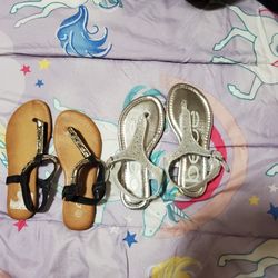 Girl Sandles 13c . Asking $15 For Both