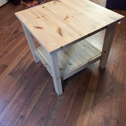 IKEA table. 21.5” square top.