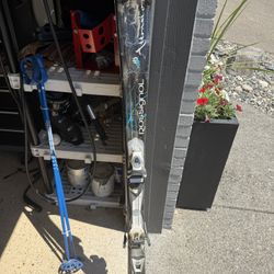 Rossingnol Skis And Salomon Poles