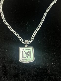 LAFC silver Pendant .925 
