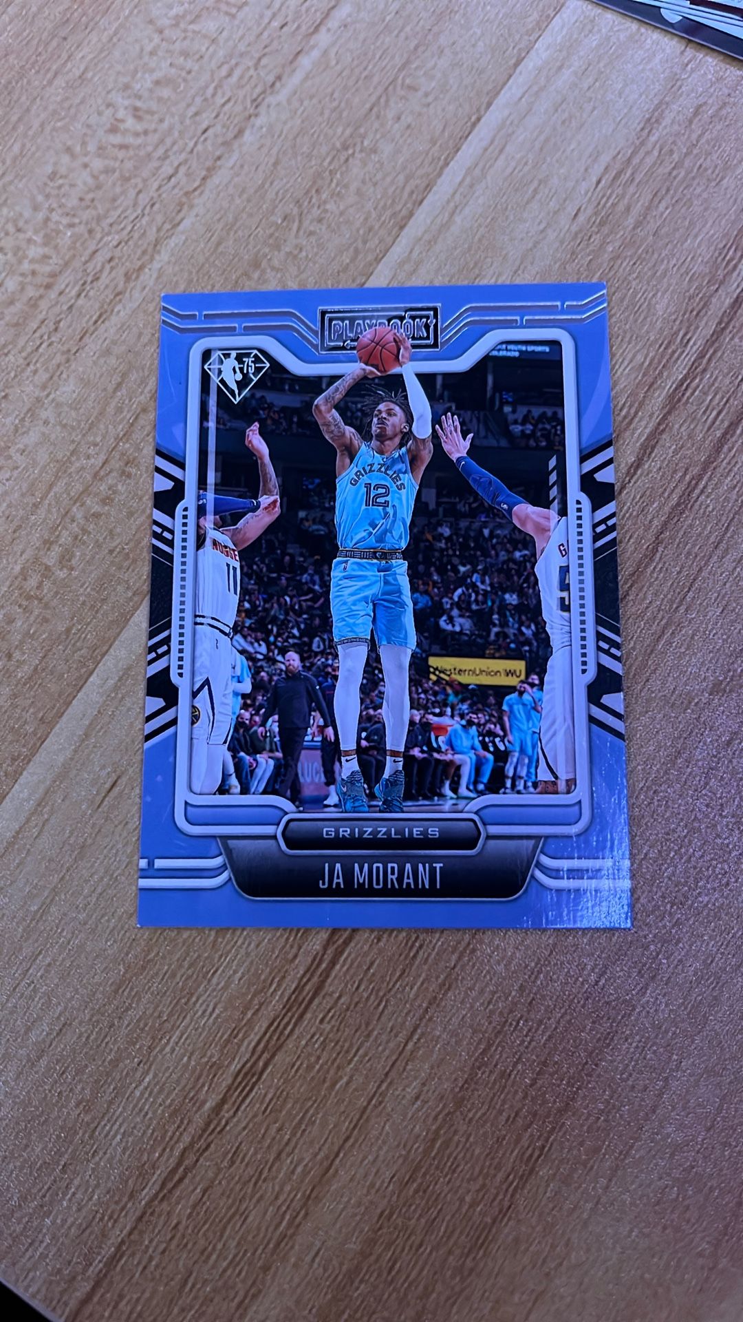 JA MORANT PANINI BASKETBALL CARD