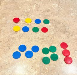 Counters, discs, math, games, colors, counting, classroom, teacher