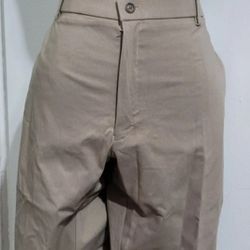 Chaps  Mens Dress Pants 38W X 30L Tan