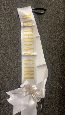 Birthday Sash 
