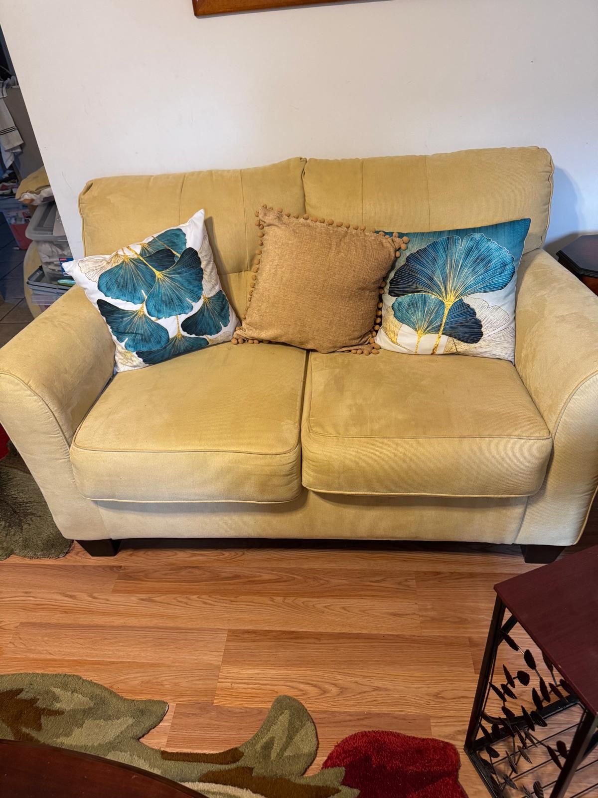 Yellow Love Seat