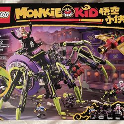 NEW & SEALED - LEGO 80022 - Spider Queen’s Arachnoid Base Monkie Kid
