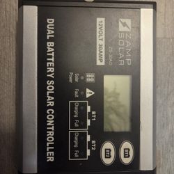 Zamp Solar Dual Solar Battery Charger 30a