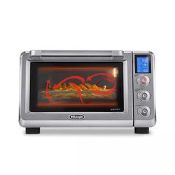 DE’LONGHI 10 IN 1,DIGITAL AIRFRYER,TRUE CONVECTION TOASTER OVEN WITH DEFROST/GRILLS/BROILS/ROASTS/PRESET FOR PIZZA/COOKIES/REHEAT/TOASTLIGHT//24L