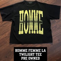 Homme Femme Twilight Tee. Size XXL