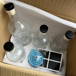 Glass Liquor Bottles