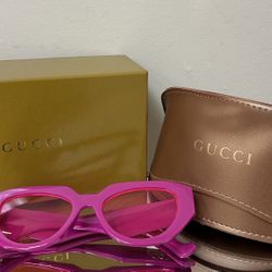 Gucci Sunglasses, Hot Pink, New