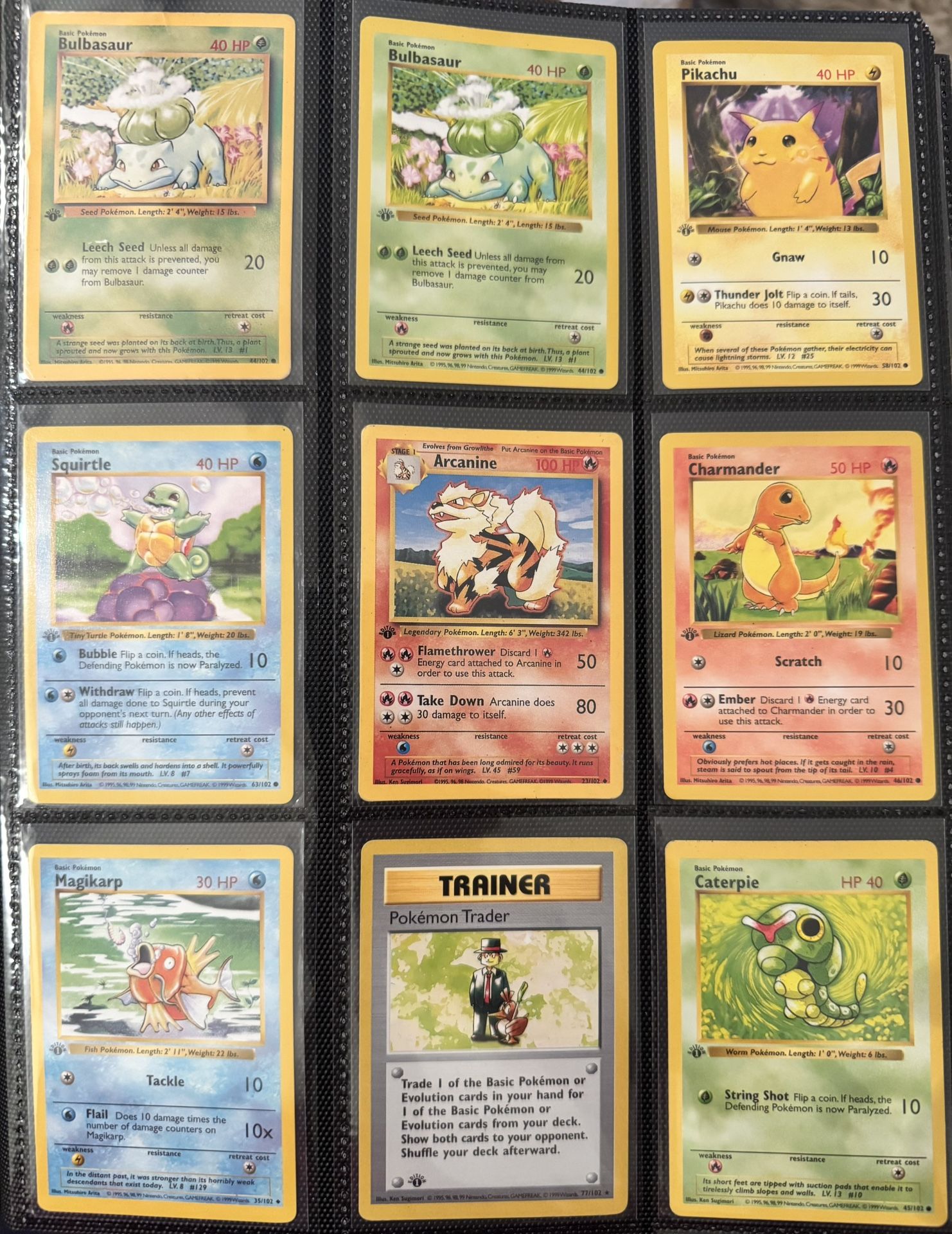 Pokemon 1st Edition Shadowless