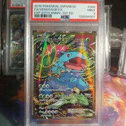 Pokemon Venusaur EX Japanese 1st Edition Generations PSA 9