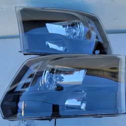 09-18 Dodge Ram Headlights Luces Micas Calaveras Faros Faroles Focos Headlamps 