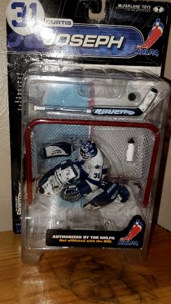 McFarlane NHL Toronto Maple Leaf Curtis Joseph Action Statue! Never Removed From Box! 