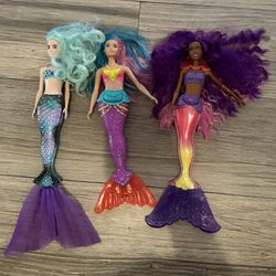 Barbie Mermaid Doll Lot