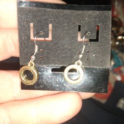 New Gold Ring Earrings