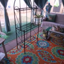 Black Bakers Rack H57x L25x W12