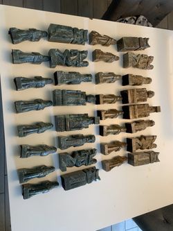 Chess Soapstone Figures 