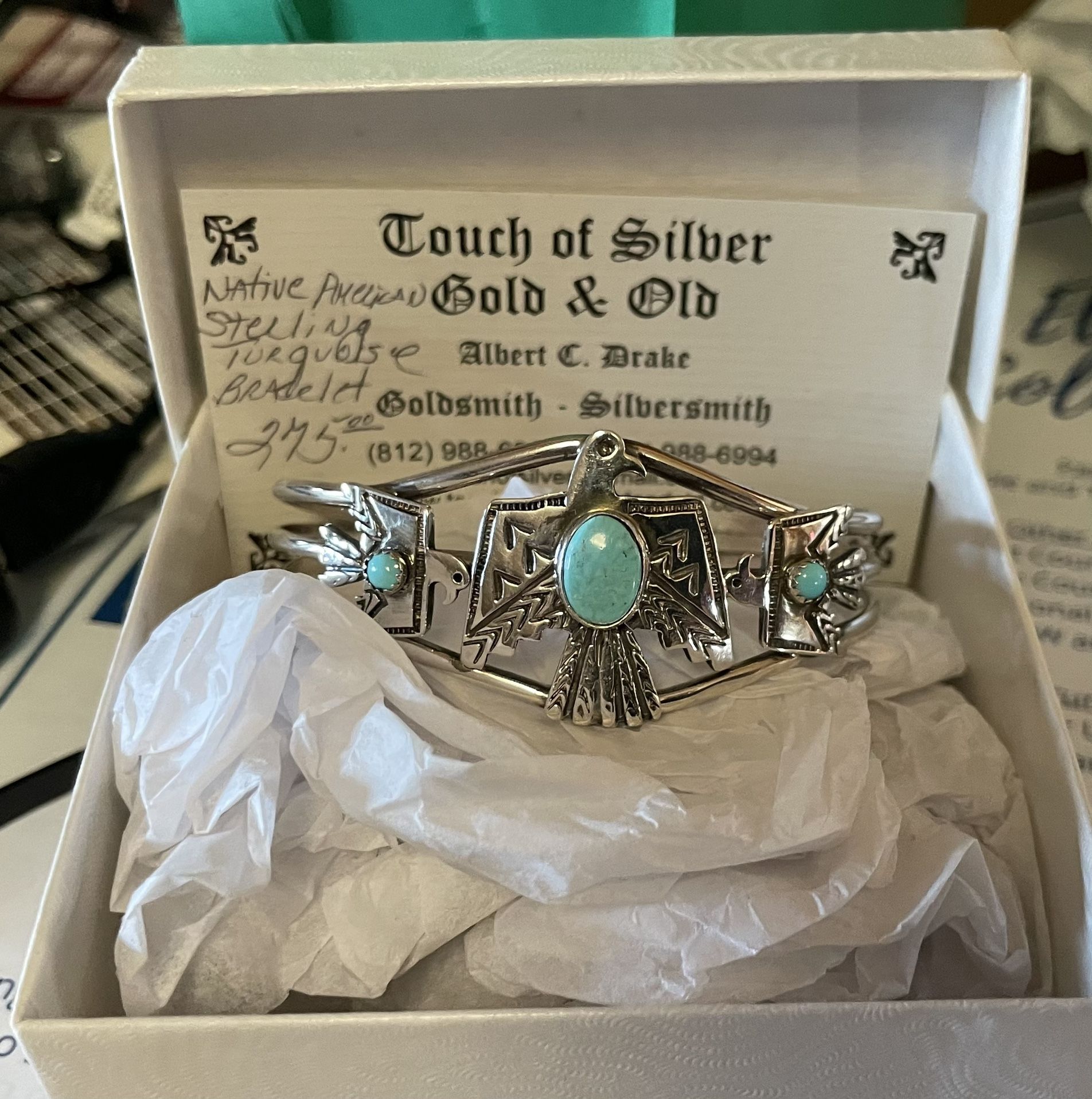 Turquoise Sterling Silver Bracelet 