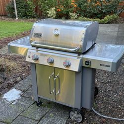 Weber Genesis II S-315 natural gas grill – stainless steel