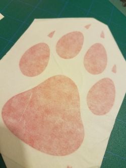 Lobo paw